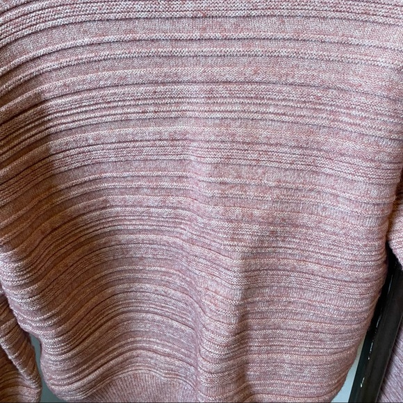 The Korner • Pink Ribbed Wool Cardigan - Picture 7 of 7